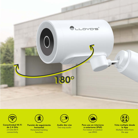 Set de 2 Cámaras para exterior WiFi con movimiento 4MP (LC-1388)