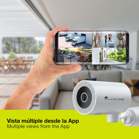 Set de 2 Cámaras para exterior WiFi con movimiento 4MP (LC-1388)