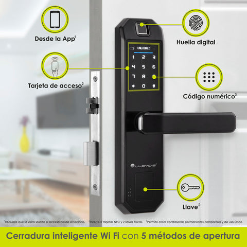 Cerradura inteligente WiFi (LC-1299)