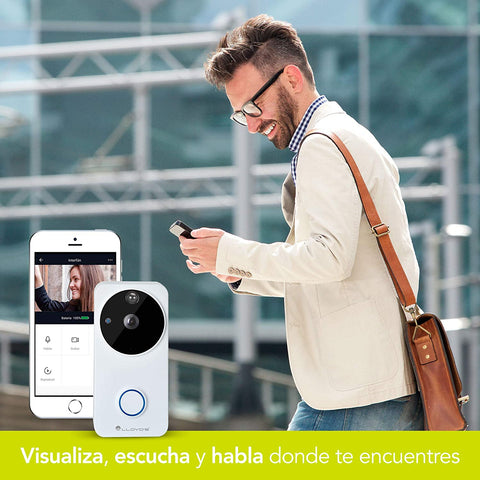 Video interfón Inteligente WiFi de baterías (LC-1223)