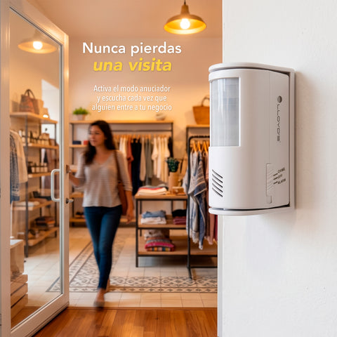 Anunciador de Visitas y Alarma con Sensor de Movimiento de 8 Metros | LA-004