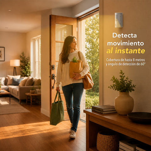 Anunciador de Visitas y Alarma con Sensor de Movimiento de 8 Metros | LA-004
