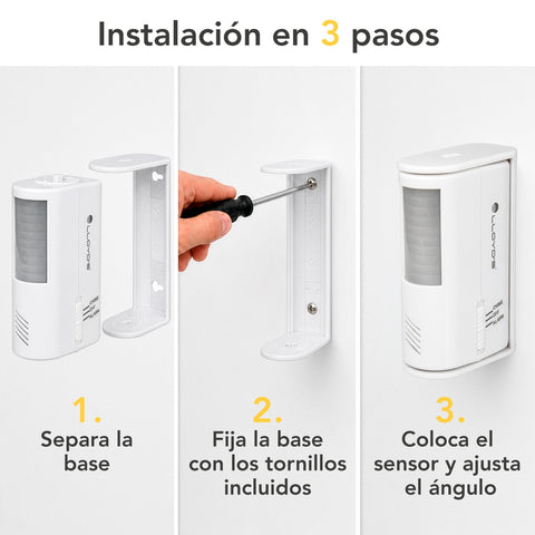 Anunciador de Visitas y Alarma con Sensor de Movimiento de 8 Metros | LA-004