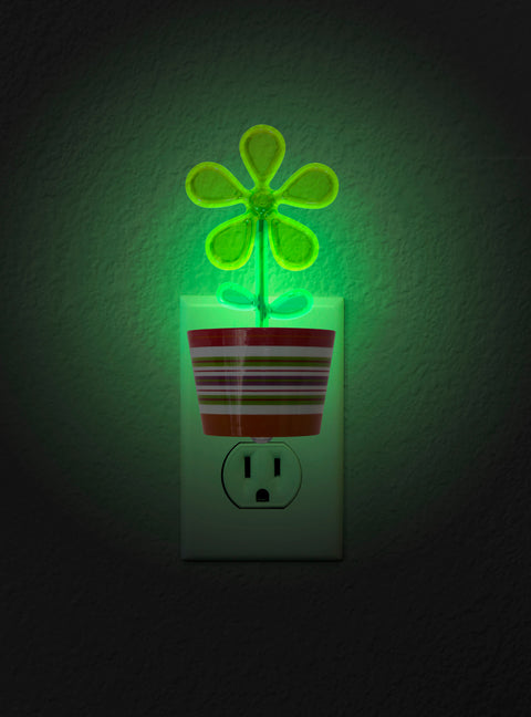 Luz de Noche LED con Forma de Flor y Encendido Automático | LP-67