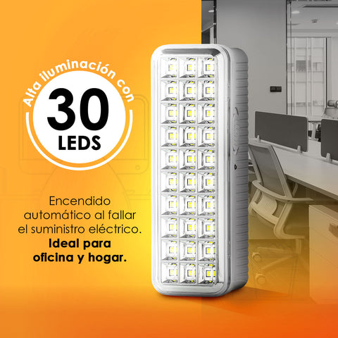 Juego de 2 Lámparas de Emergencia Compactas 250 lúmenes (LP-345)