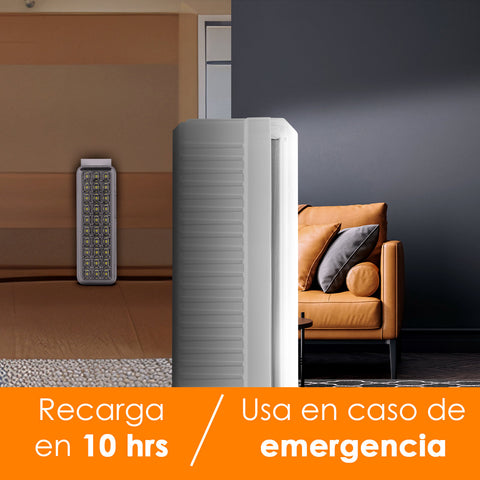 Juego de 2 Lámparas de Emergencia Compactas 250 lúmenes (LP-345)