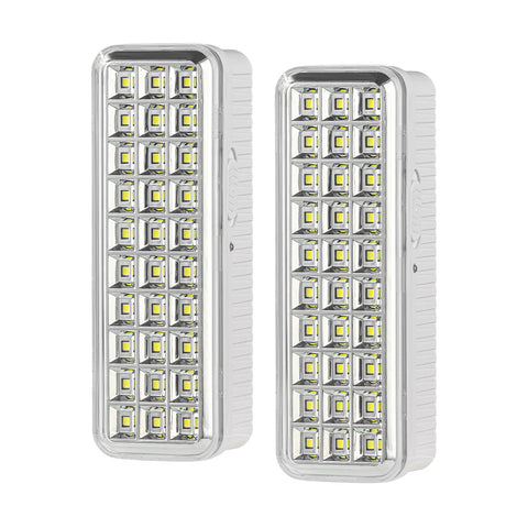 Juego de 2 Lámparas de Emergencia Compactas 250 lúmenes (LP-345)