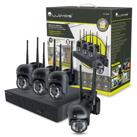Sistema de Video Vigilancia (NVR) de 8 canales UHD (LC-1364)