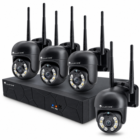 Kit de Videovigilancia NVR de 8 Canales con 4 Cámaras 3MP y Disco Duro de 1 TB | LC-1364