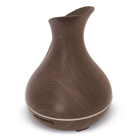 Difusor de Aroma Inteligente Wi-Fi de 400 ml con Luz Multicolor y Acabado Tipo Madera | LC-1338