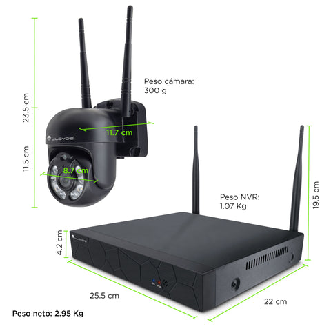 Sistema de Video Vigilancia (NVR) de 8 canales UHD (LC-1364)