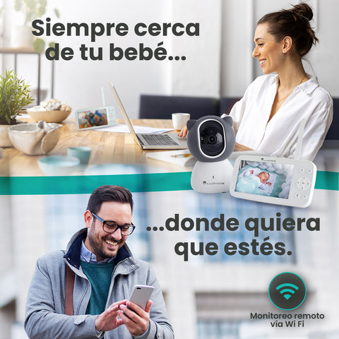 Cámara para Bebé con Monitor de 5″ y Visión Nocturna | Lloyd’s LC-1366