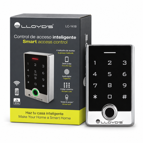 Control de Acceso Inteligente Wi-Fi con Huella, Tarjeta y Código | LC-1418