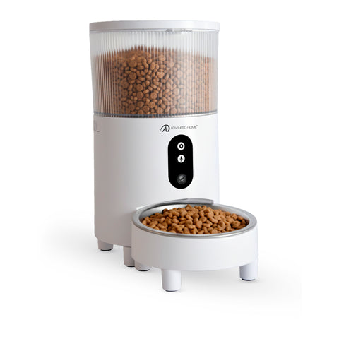 Alimentador Inteligente Wi-Fi con Cámara 3MP para Mascotas | Capacidad 3L (Modelo LC-1442)