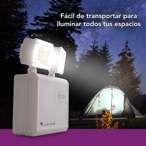 Lámpara de emergencia recargable 1200 lúmenes (LP-339)
