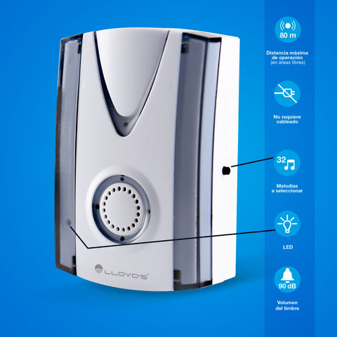 Timbre Inalámbrico Expandible con Tecnología Self-Learning (LT-734)
