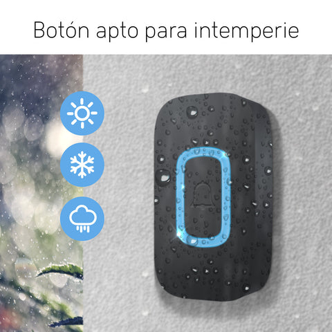Timbre Inalámbrico Premium con Alerta Visual RGB (LT-738)