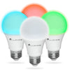 Set de 4 focos inteligentes WiFi, multicolor + luz cálida RGBW (LC-1188L)