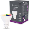 Lámpara LED base GU5.3 MR16 multicolor + Luz blanca fría y cálida RGB CCT (LC-1272)